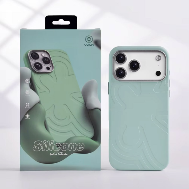 Maska za iPhone 17 qinqshan jade Mag Case Abstract Flow - 622754