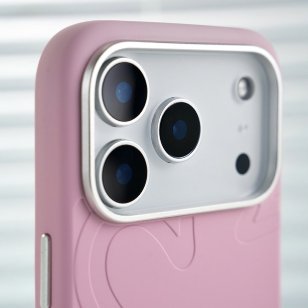 Maska za iPhone 17 Pro cherry blossom Mag Case Abstract Flow pink - 622757