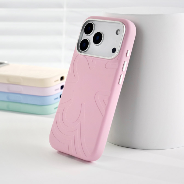 Maska za iPhone 17 Pro Max cloud blue Mag Case Abstract Flow - 622760