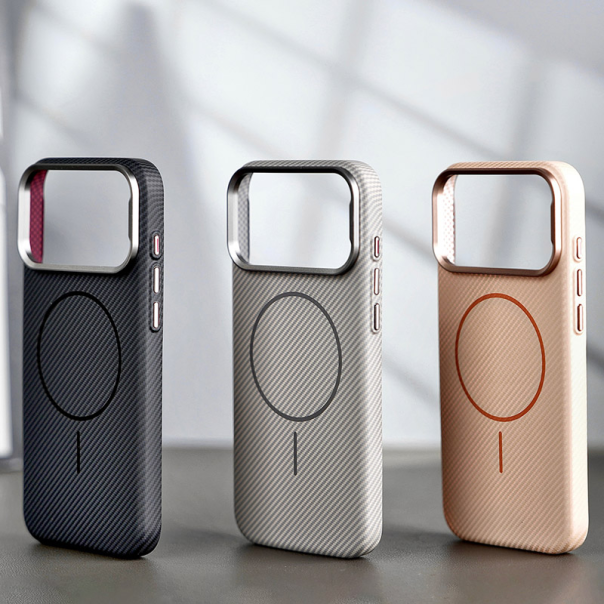 Maska za iPhone 17 Mag Case Kevlar Ultra Thin siva - EP2843637