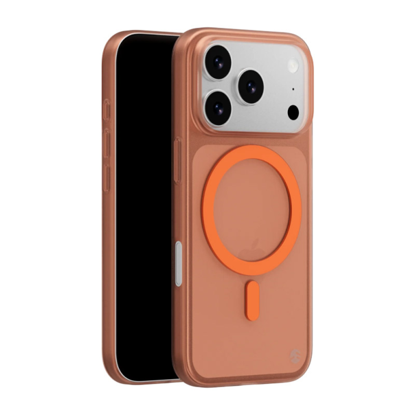 Maska za iPhone 17 Pro Max Mag Case SwitchEasy Skin transparent narandžasto - EP2748278