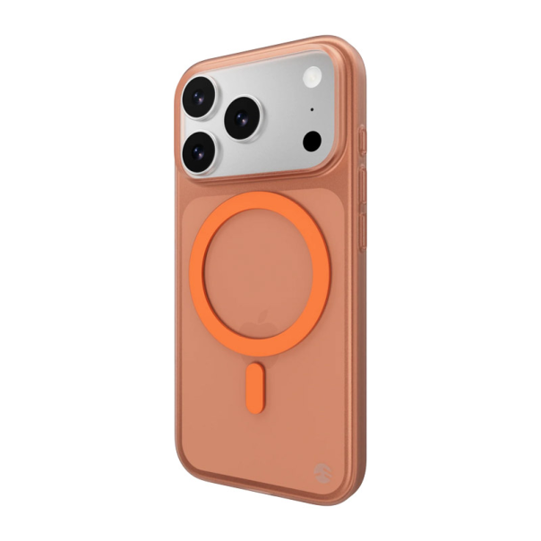Maska za iPhone 17 Pro Mag Case SwitchEasy Skin transparent narandžasto - EP2748281