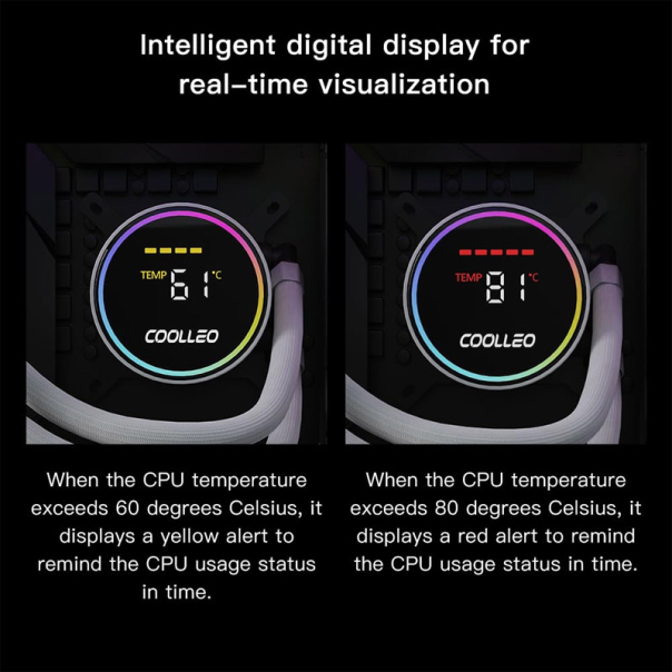 Cooler GF Ice Fairy Dig 360 Lite vodeni za kućište beli - EP2853655