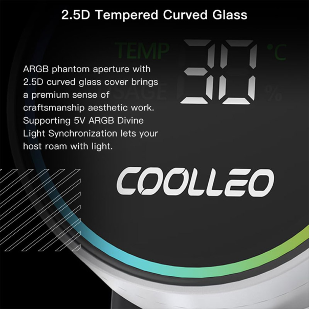 Cooler GF Ice Fairy Dig 360 Lite vodeni za kućište beli - EP2853655