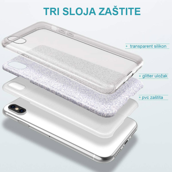 Maska za Samsung A27 5G/ A277B Crystal Dust srebrna - EP3025498
