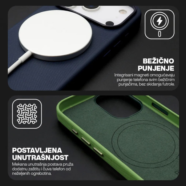 Maska za iPhone 17 Pro Mag Case Frosted Guard crna - EP2850535