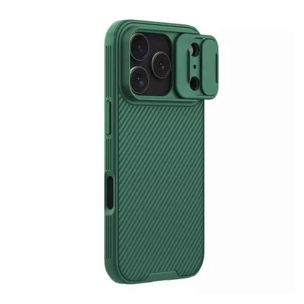 Maska za iPhone 17 Pro Nillkin CamShield Pro tamno zelena - 622977