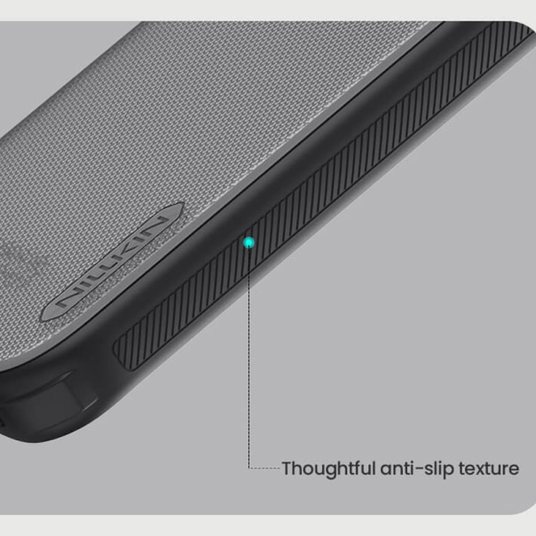 Maska za iPhone 17 Pro Max (bez otvora za logo) Nillkin Super Frosted Shield Pro transparent crna - EP2770627