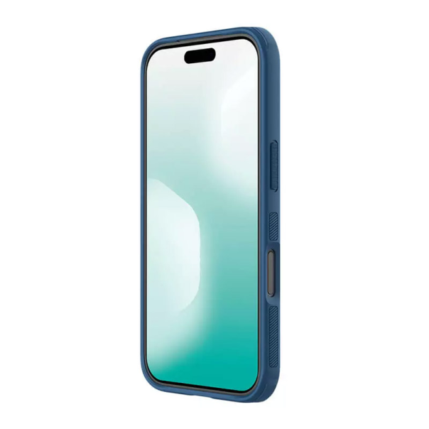 Maska za iPhone 17 Pro Max (bez otvora za logo) Nillkin Super Frosted Shield Pro plava - 622984