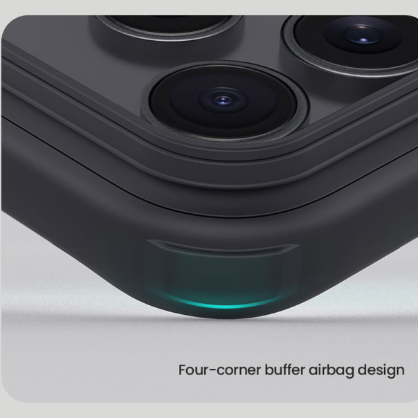 Maska za iPhone 17 Pro Max (bez otvora za logo) titanijum Nillkin Super Frosted Shield Pro siva - 622985