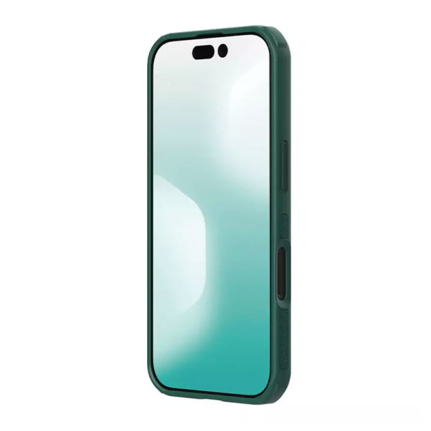 Maska za iPhone 17 (bez otvora za logo) Nillkin Super Frosted Shield Pro tamno zelena - 622987