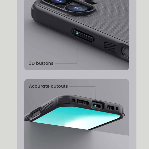 Maska za iPhone iPhone 17 (bez otvora za logo) Nillkin Super Frosted Shield Pro plava - 622988