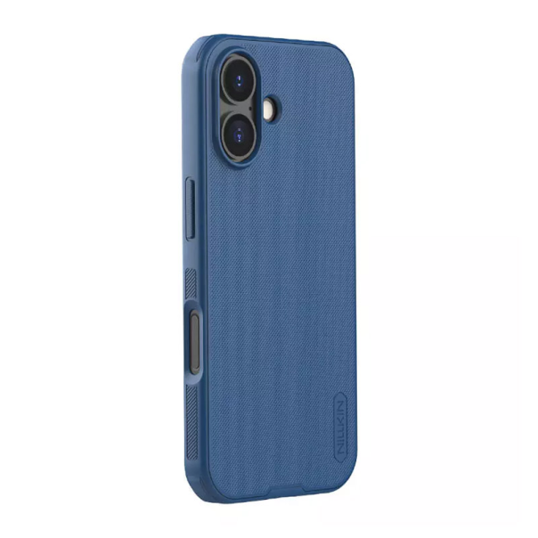 Maska za iPhone iPhone 17 (bez otvora za logo) Nillkin Super Frosted Shield Pro plava - 622988