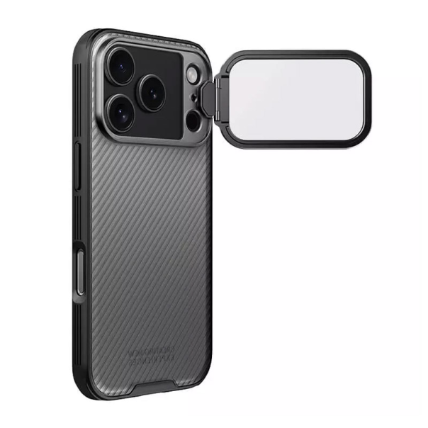 Maska za iPhone 17 Pro Nillkin CamShield Prop crna (transparent kamera) - 622989