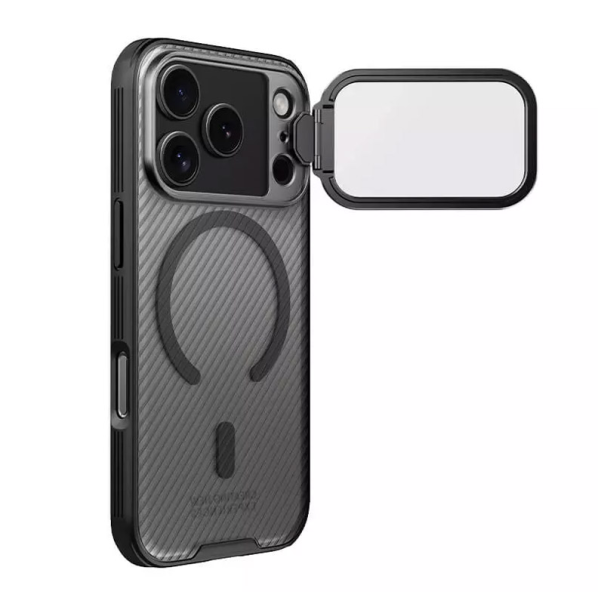 Maska za iPhone 17 Pro Max Nillkin CamShield Prop Magnetic crna (transparent kamera) - 622992