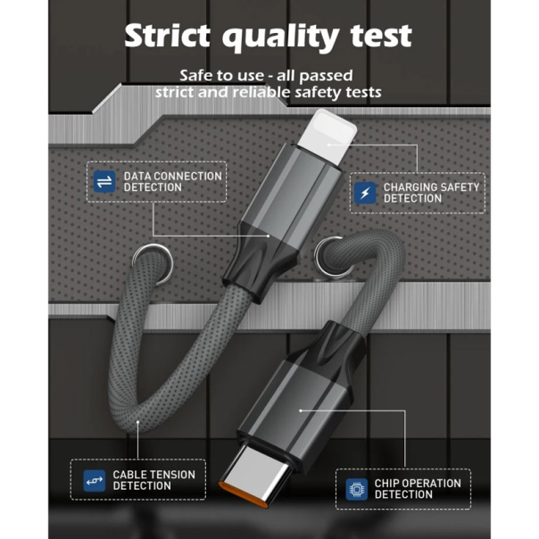 Kabel LDNIO LC441I 30w, Type-C na iPhone Lightning sivi 1m - EP2847066