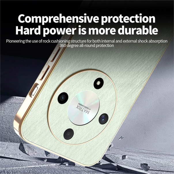 Maska za Honor Magic 8 Lite/ X9d Soft Touch zelena - EP2840012