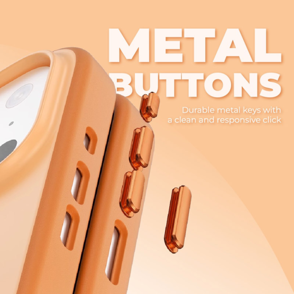 Maska za Xiaomi Redmi Note 15 Pro 5G narandžasto Mag Case Matte Line - 623300