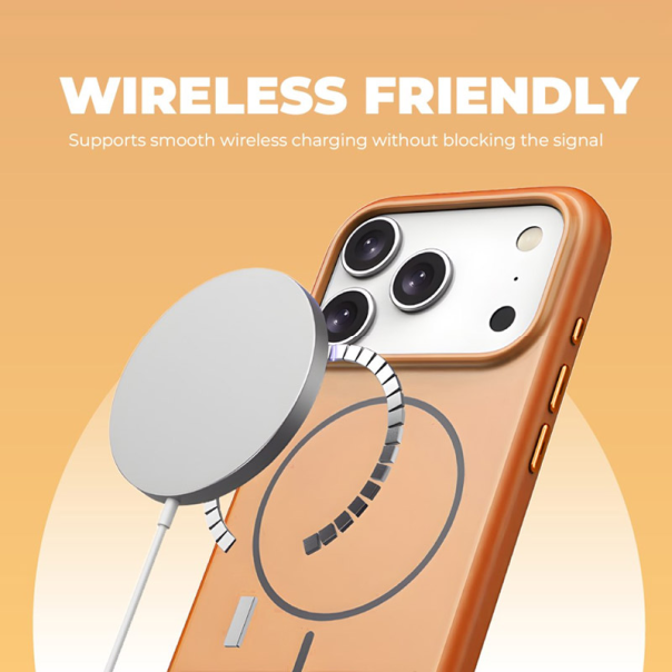 Maska za Xiaomi Redmi Note 15 Pro 5G narandžasto Mag Case Matte Line - 623300