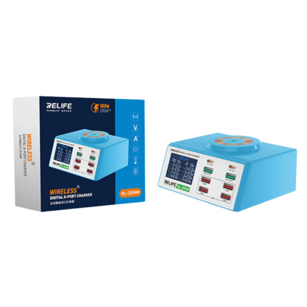 Wireless digitalni 8-portni punjač RELIFE RL-309AW - EP2987983