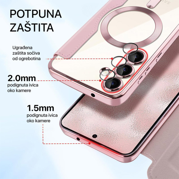 Maska za Samsung S26 Ultra/ S948B na preklop Coral Mag Case Book plava - EP2850045