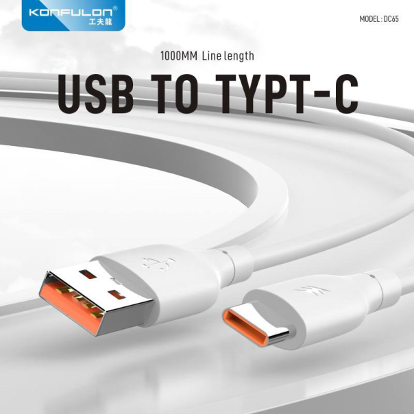 Kabel KONFULON Joko DC65 za USB na Type-C 1m - EP2850311