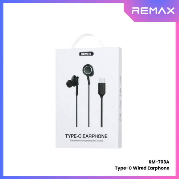 Slušalice Type-C REMAX RM-703a crne - EP3111703