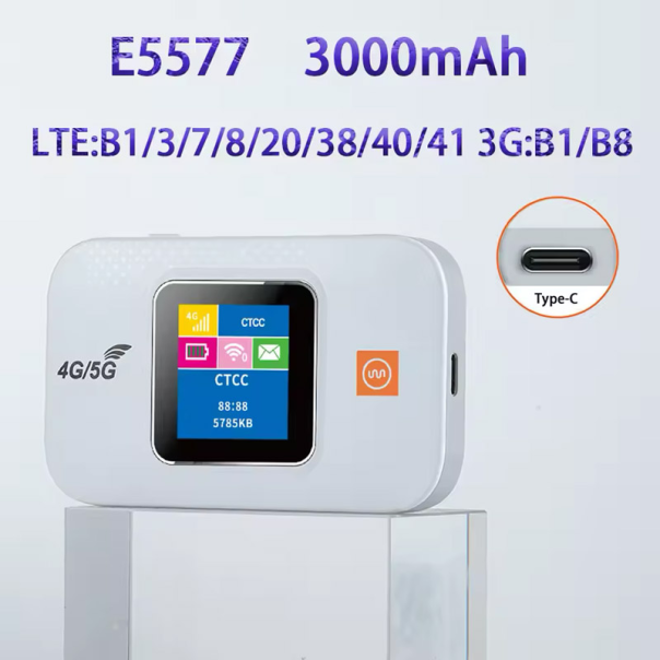 Prenosivi mobilni WiFi router E5577 (4G LTE) - EP3126931