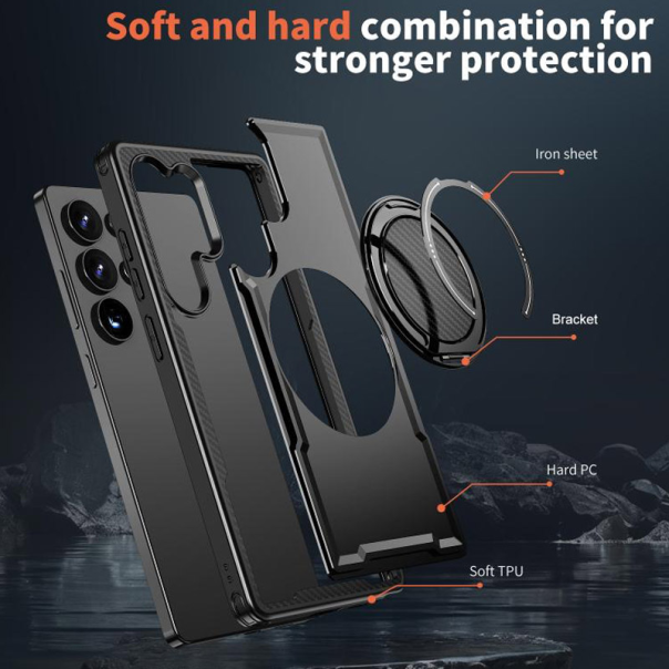 Maska za Samsung A57 5G/ A576B Mag Case Ring Armor plava - EP2946418