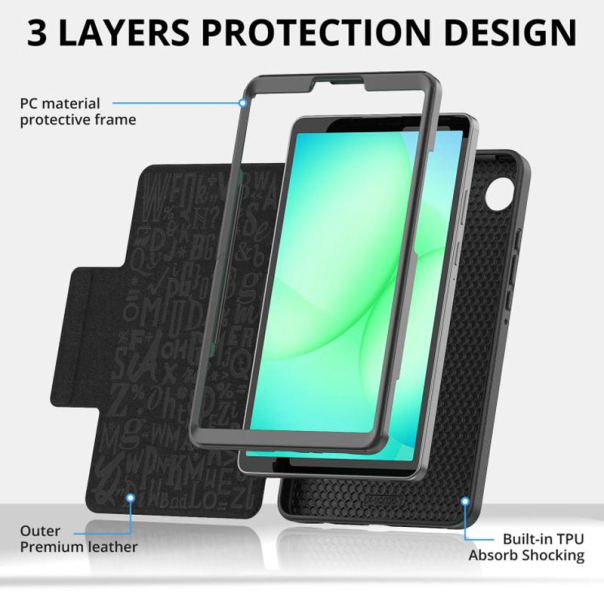 Maska za Samsung Tab A11/ X133 Smart Functional Cover crna - EP2951557
