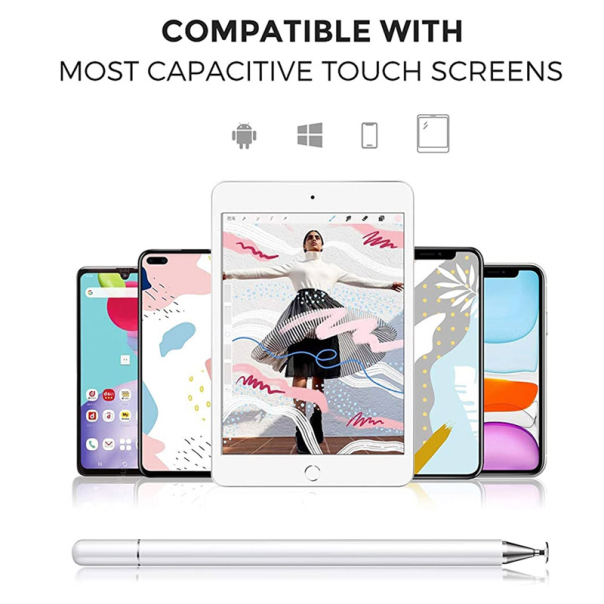 Olovka za touch screen 708 2u1 univerzalna tamno siva - EP2948898