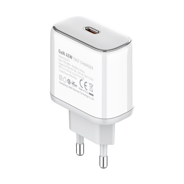 Kućni punjač LDNIO Q1415 GaN 45W Type-C na Type-C beli - EP3038465