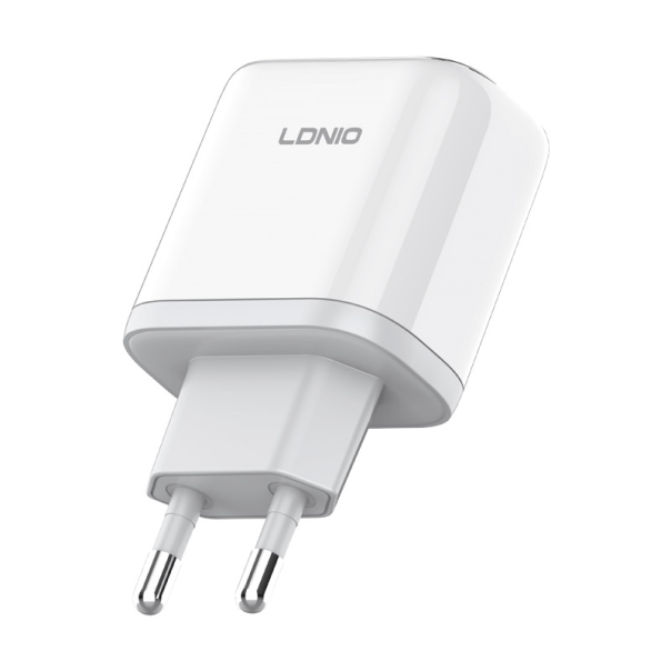 Kućni punjač LDNIO Q1415 GaN 45W Type-C na Type-C beli - EP3038465