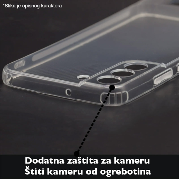 Maska za Samsung A27 5G/ A2277B Skin Silikon with pluggy transparent - EP3025519