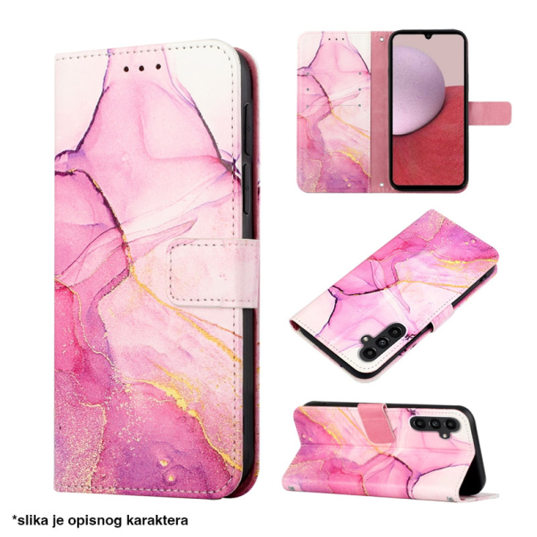 Maska za Honor 600/ 600 Pro na preklop Marble pink - EP3090165
