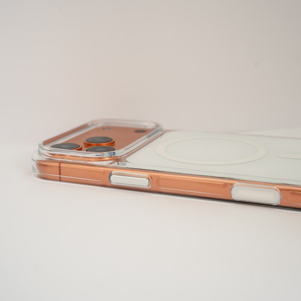 Maska za iPhone 17 Pro Max Berlia Clear Case with Mag Case bela - EP3161429