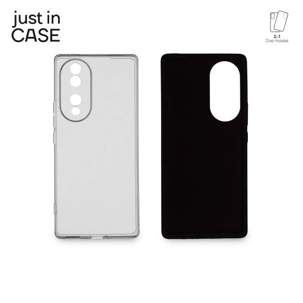 JUST IN CASE 2u1 Extra case MIX crni paket za Honor 70 - MIX426BK