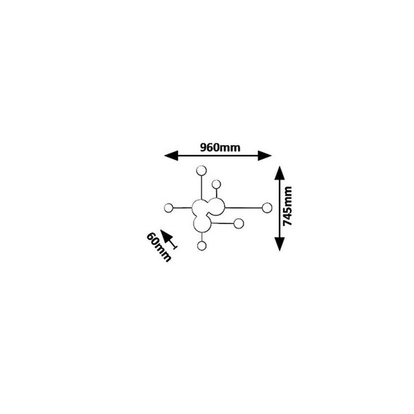 Rabalux Zidna lampa Amadeo LED 21W crna (6260) - 6260