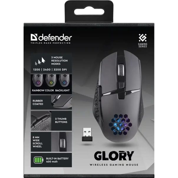 Bežični Gaming Miš Defender Glory GM-514 - 52514