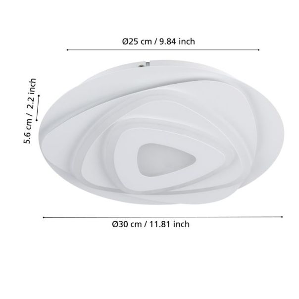 EGLO Plafonjera Palagiano LED 14,7W 4000K, neutralno bela - 900863