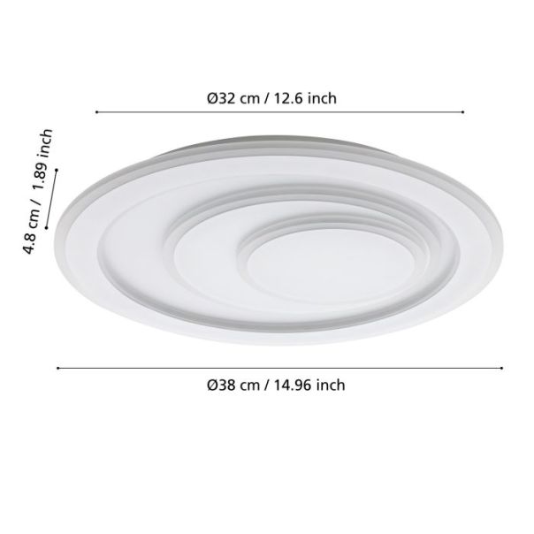 EGLO Plafonjera Palagiano 1 LED 14,7W 4000K, neutralno bela - 32052