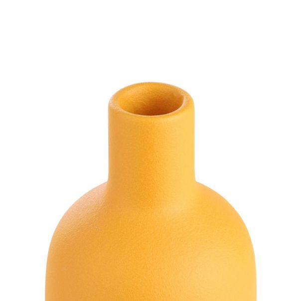 EGLO Keramička vaza 17.5x7cm Anjabe, žuta - 421254