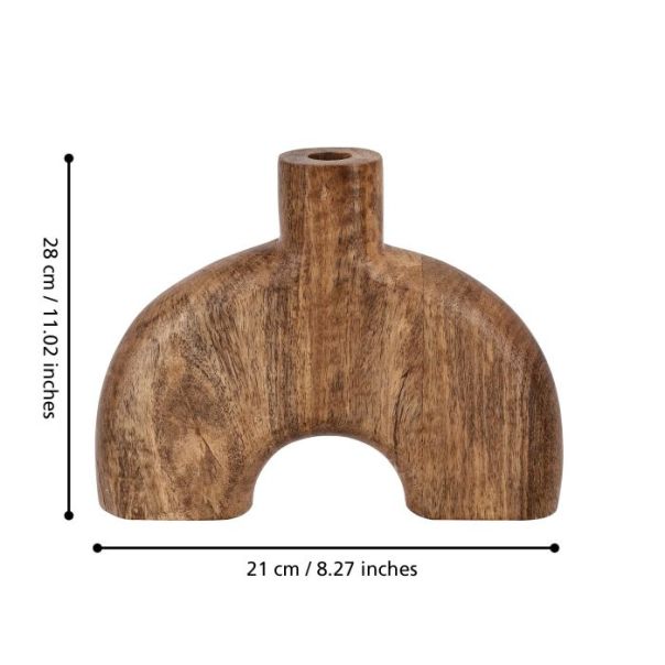 EGLO Dekorativna drvena vaza 21x5x28cm Melobody - 421278