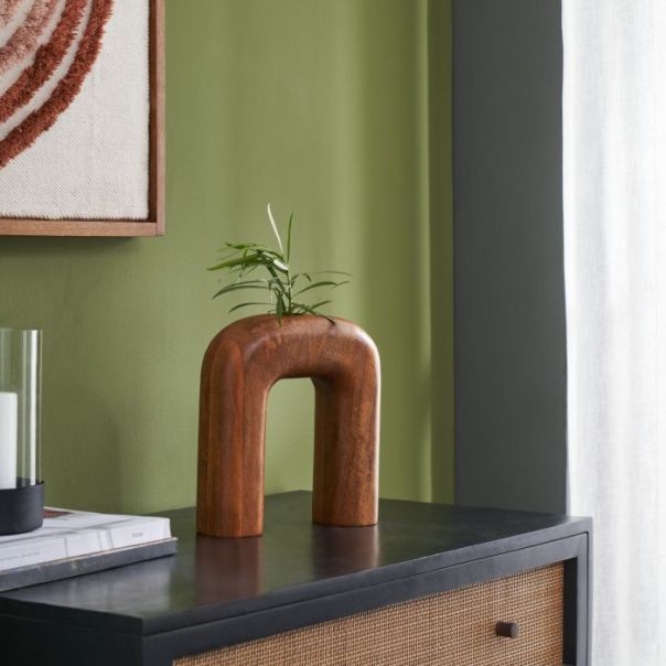 EGLO Dekorativna drvena vaza 23x7.5x25,5cm Melobody - 421282