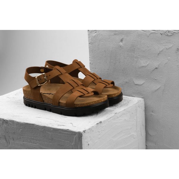 LEON Ženska sandala Roma-braon - 6300- BR