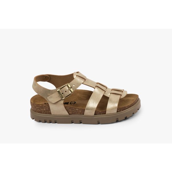 LEON Ženska sandala Roma-zlatna - 6300-ZL