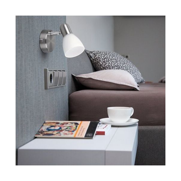 Rabalux Spot rasveta Soma E14 1x MAX 40W brušeni hrom (6301) - 6301-1