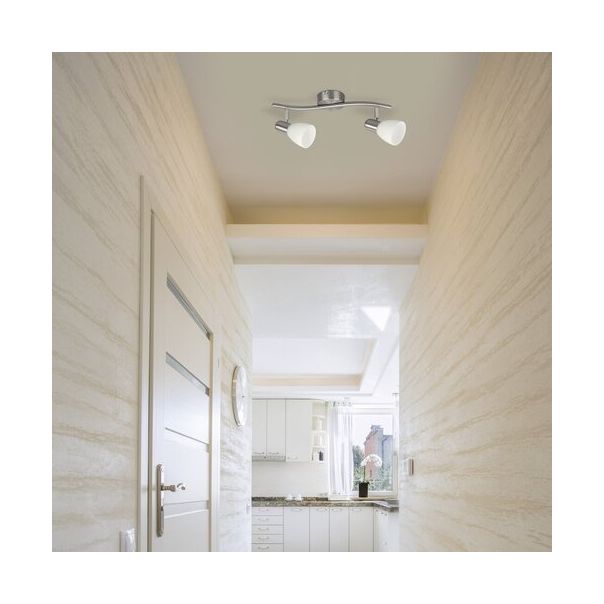 Rabalux Spot rasveta Soma E14 2x MAX 40W brušeni hrom (6302) - 6302