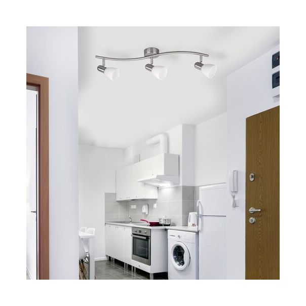 Rabalux Spot rasveta Soma E14 3x MAX 40W brušeni hrom (6303) - 6303