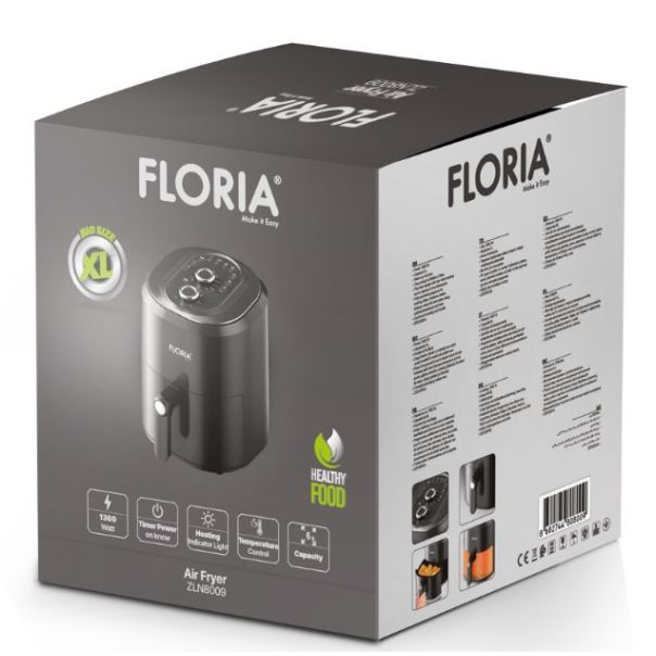 FLORIA Friteza na vruć vazduh ZLN8009, crna - 32063